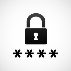 Security icon on a white background - ShadeSeries
