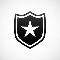 Shield icon on a white background - ShadeSeries