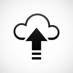 Cloud Computing icon on a white background - ShadeSeries