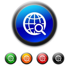 Globe icon on round buttons - ShinedSeries