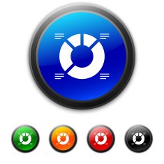 Donut Chart icon on round buttons - ShinedSeries
