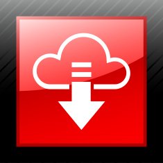 Cloud Computing icon on a square button - SleekSeries N2