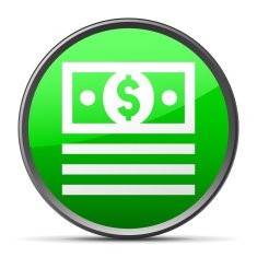 Money icon on a round button - SlenderSeries N2