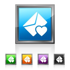 Email icon on square buttons - SquaredSeries