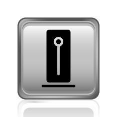 Hard Drive icon on a square button - SteelSeries