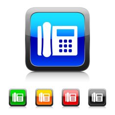 Office Telephone icon on color buttons - StyleSeries