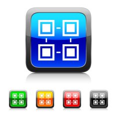 Flowchart icon on color buttons - StyleSeries N2