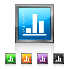Bar Graph icon on square buttons - SquaredSeries N54