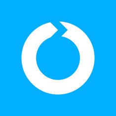Chevron Chart icon on a blue background - SmoothSeries