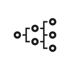 Flowchart icon on a white background - SingleSeries N3