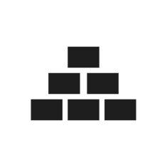Pyramid icon on a white background - SingleSeries N4