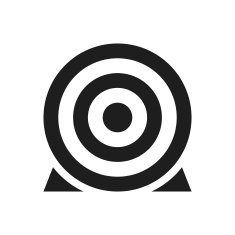 Target icon on a white background - SingleSeries