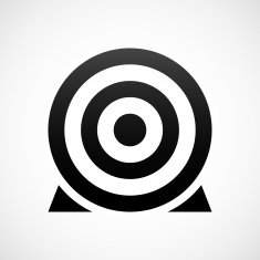 Target icon on a white background - ShadeSeries