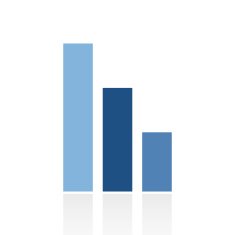 Bar Graph icon on a white background - RoyalSeries N49