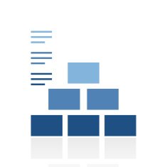 Pyramid icon on a white background - RoyalSeries N2
