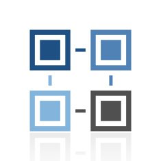 Flowchart icon on a white background - RoyalSeries N2