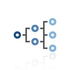 Flowchart icon on a white background - RoyalSeries N3