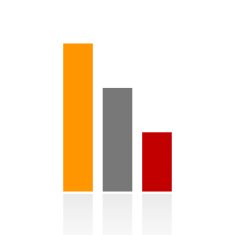 Bar Graph icon on a white background - ProSeries N47