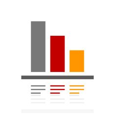 Bar Graph icon on a white background - ProSeries N48