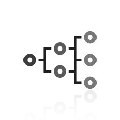 Flowchart icon on a white background - PrimeSeries N3
