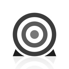 Target icon on a white background - PrimeSeries
