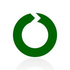 Chevron Chart icon on a white background - FreshSeries