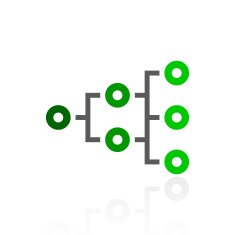 Flowchart icon on a white background - FreshSeries N3