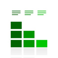 Bar Graph icon on a white background - FreshSeries N52