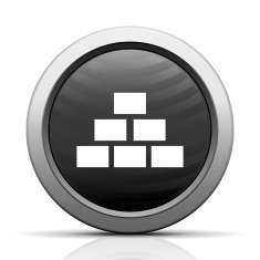 Pyramid icon on a round button - ElectSeries N5