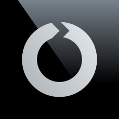 Chevron Chart icon on a black background - CoreSeries