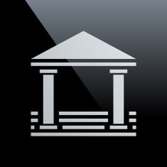 Bank icon on a black background - CoreSeries N9