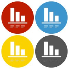 Bar Graph icon on circle buttons - CircleSeries N7
