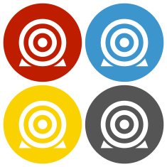 Target icon on circle buttons - CircleSeries