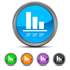 Bar Graph icon on circle buttons - CircledSeries N7