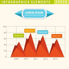 Colourful Infographic Timeline Elements Set N11