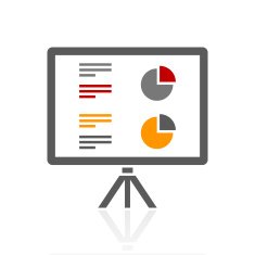 Projection Screen icon on a white background - Pro Series