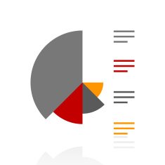 Coxcomb Chart icon on a white background - Pro Series