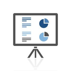 Projection Screen icon on a white background - Royal Series