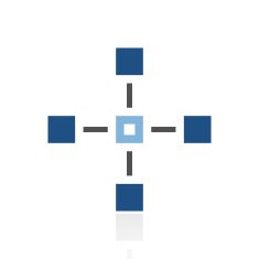 Flowchart icon on a white background - Royal Series