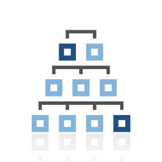 Organization Chart icon on a white background - Royal Series