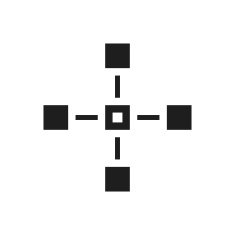 Flowchart icon on a white background - Single Series