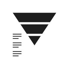 Pyramid icon on a white background - Single Series N3