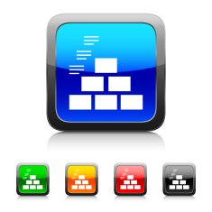 Pyramid icon on color buttons - Style Series N3