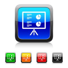 Projection Screen icon on color buttons - Style Series