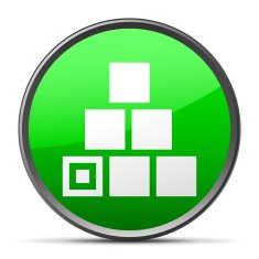 Logistics icon on a round button - Slender Series N2