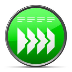Flowchart icon on a round button - Slender Series N4