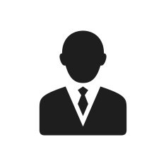 Businessman icon on a white background - Single Series N4