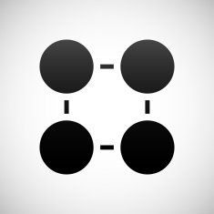 Flowchart icon on a white background - Shade Series N3