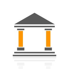 Bank icon on a white background - Pro Series N3