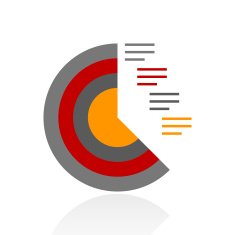 Coxcomb Chart icon on a white background - Pro Series N2